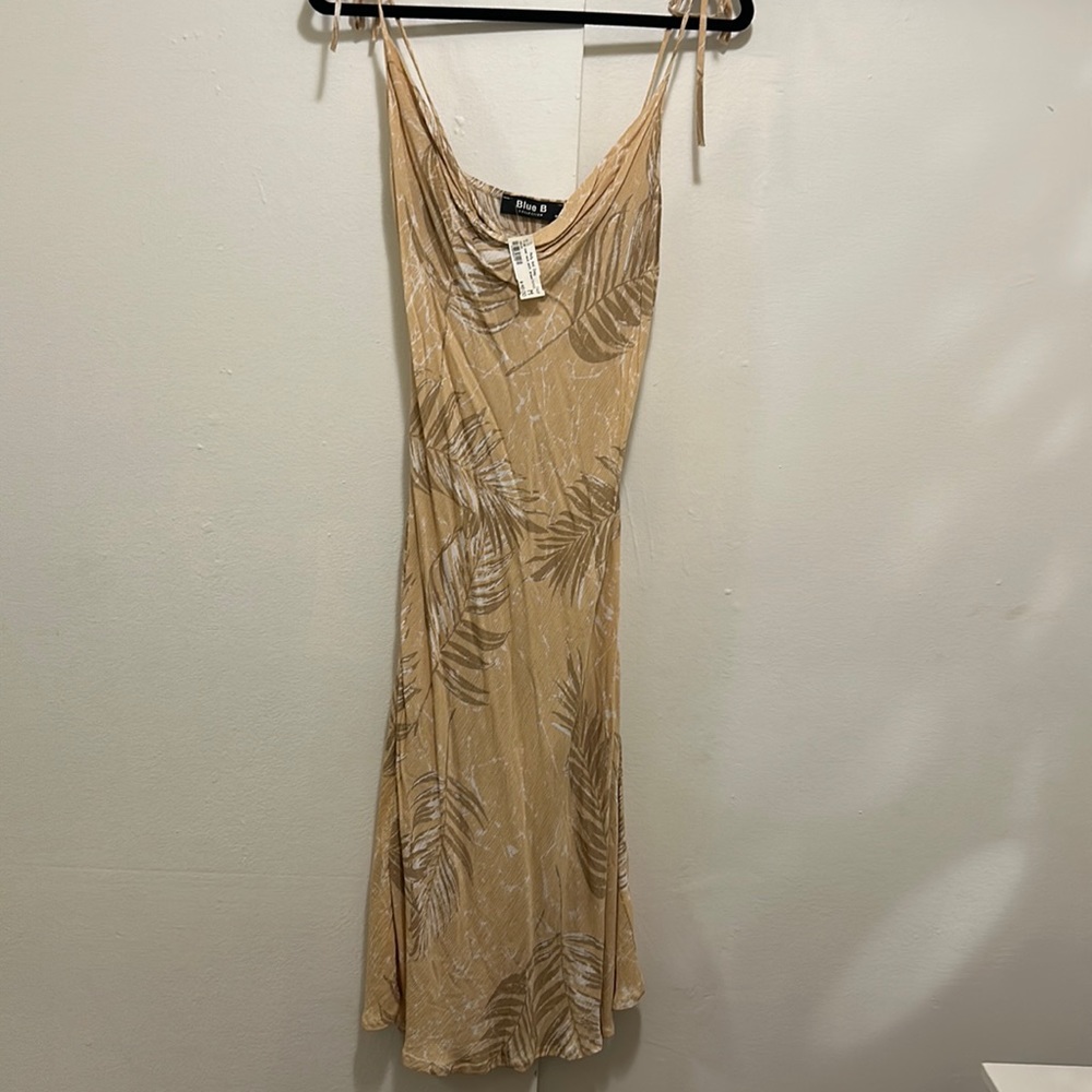 Cowl neck midi dress